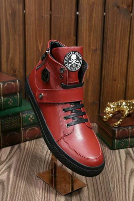 PhiliPP Plein High-Top Fashion Men Shoes--043